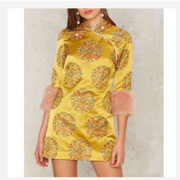 Nasty Gal Dresses & Skirts - Nasty gal collection oz jacquard dress